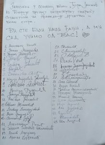 Kolektiv OŠ Đura Jakšić podržao studente: „Vi ste bili naši đaci, a mi sada učimo od vas“