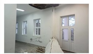 Pao plafon rekonstruisane železničke stanice u Ćupriji